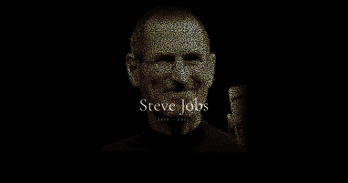 Steve Jobs died 15 years ago today. I built an interactive tribute preview